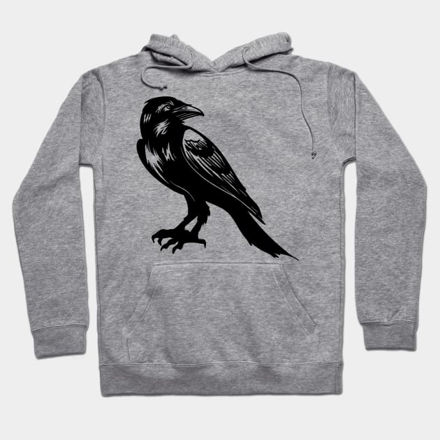 Crow Hoodie by VekiStore